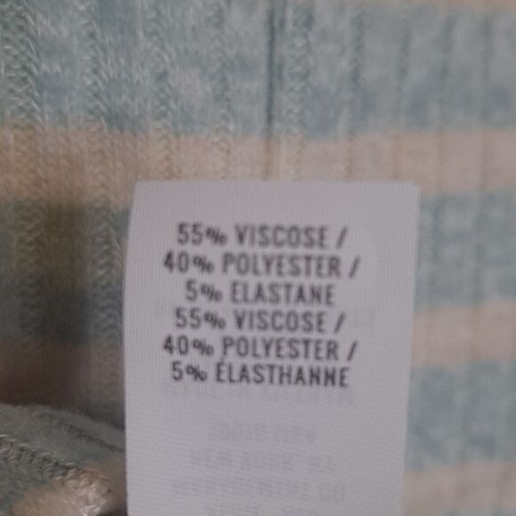 Aerie Striped Henley Sleep Romper NWT Size Medium - Picture 7 of 7